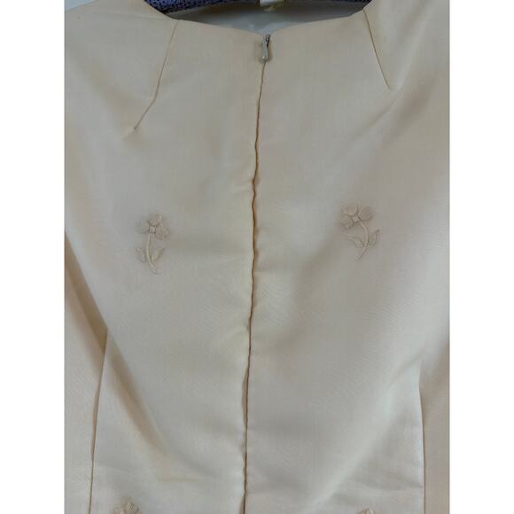 VINTAGE short silk wedding dress - Picture 5 of 8